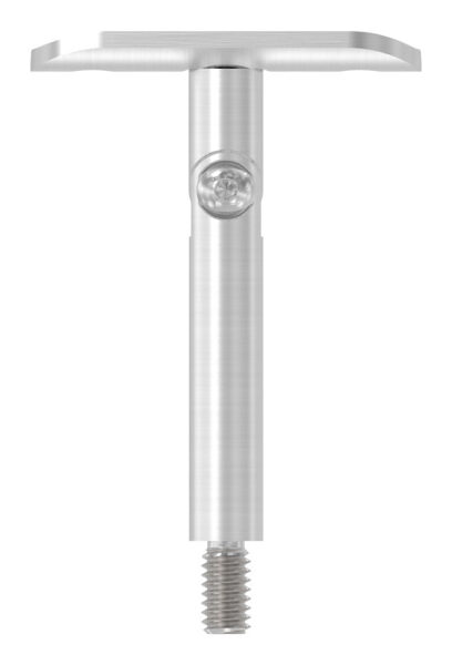Gelenkstift Ø 12mm mit Handlaufanschlussplatte für Rohr 33,7mm, H: 78mm, V2A