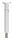 Gelenkstift Ø 12mm mit Handlaufanschlussplatte für Rohr 42,4mm, H: 78mm, V2A