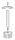 Rohrabschlussstopfen mit Stift und Handlaufanschlussplatte, Rohrabschlussstopfen für Rohr 42,4x2,0mm, zum Einkleben, Stift Ø 14mm, Handlaufanschlussplatte 90° für Rohr 42,4mm, H: 81mm, V2A