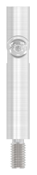 Gelenkstift Ø 12mm, L: 68mm, mit Außengewinde M8x15mm, oben Innengewinde M6x15mm, V2A