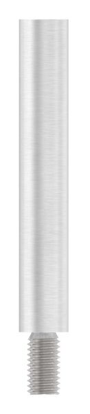 Stift Ø 12mm, L: 75mm, mit Außengewinde M8x15mm, oben zum Anschweißen, V4A