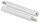 Stift Ø 14mm, L: 100mm, mit Außengewinde M8x15mm, oben Innengewinde M6x15mm, V2A