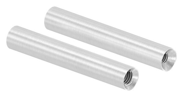Stift Ø 12mm, L: 75mm, mit 2x Innengewinde M6x15mm...