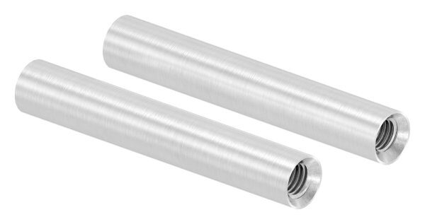 Stift Ø 12mm, L: 75mm, mit 2x Innengewinde M8x15mm...