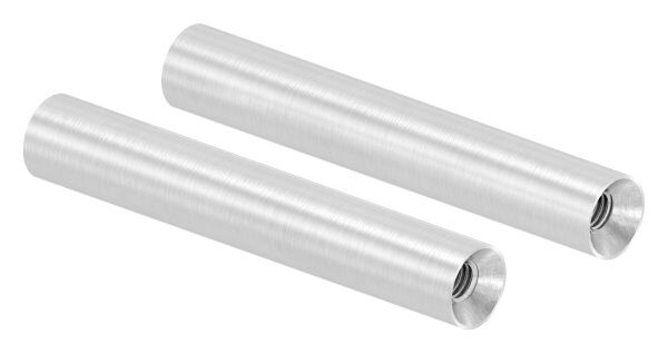 Stift Ø 12mm, L: 75mm, mit 2x Innengewinde M6x15mm...