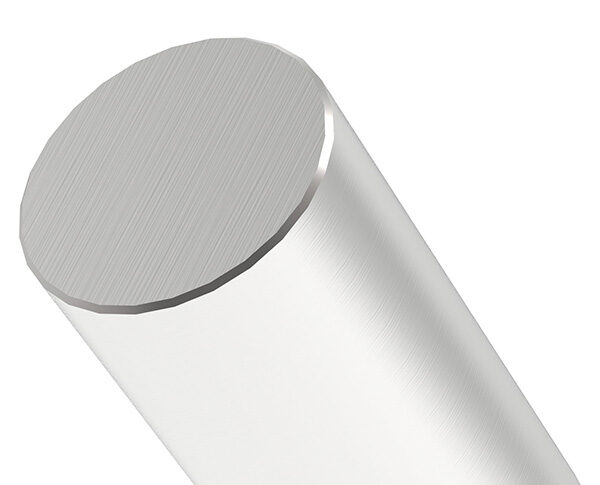 Stift Ø 14mm, L: 60mm, 135° gebogen, mit Außengewinde M8x15mm, oben zum Anschweißen, V2A