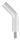 Stift Ø 14mm, L: 60mm, 135° gebogen, mit Außengewinde M8x15mm oben Innengewinde M6x20mm, V2A