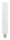 Stift aus 12x12mm, L: 68mm, mit Außengewinde M8x9mm, oben Innengewinde M6x15mm, V2A