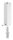 Stift aus 14x14mm um 360° drehbar, L: 68mm, mit Außengewinde M8x12mm, oben Innengewinde M6x15mm, V2A