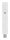 Gelenkstift aus 12x12mm, L: 68mm, mit Außengewinde M8x9mm, oben Innengewinde M6x15mm, V2A