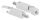 Gelenkstift aus 14x14mm um 360° drehbar, L: 68mm, mit Außengewinde M8x12mm, oben Innengewinde M6x15mm, V2A