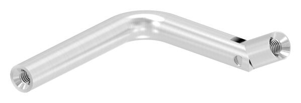 Bügel Ø 12mm, mit Gelenk, Schenkellänge: 75x75mm, 90° gebogen, mit Innengewinde M6x20mm und M6x10mm, V2A