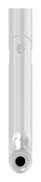 Bügel Ø 12mm, mit Gelenk, Schenkellänge: 75x75mm, 90° gebogen, mit Innengewinde M6x20mm und M6x10mm, V2A