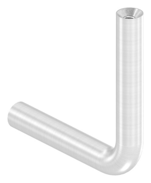 Bügel Ø 12mm, Schenkellänge: 75x75mm, 90° gebogen, mit Innengewinde M6x20mm und M6x15mm, V2A