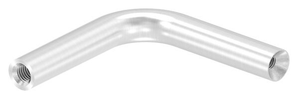 Bügel Ø 14mm, Schenkellänge: 75x75mm, 90° gebogen, mit Innengewinde M8x20mm und M6x15mm, V2A