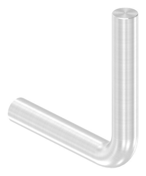 Bügel Ø 12mm, Schenkellänge: 75x75mm, 90° gebogen, mit Innengewinde M6x20mm, andere Seite zum Anschweißen, V2A