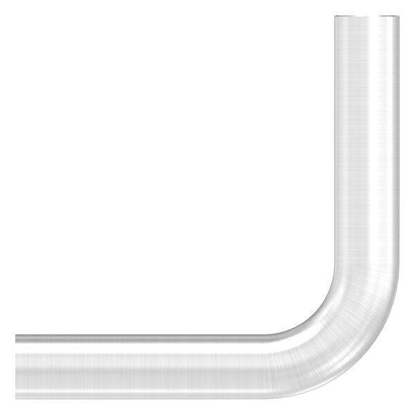 Bügel Ø 14mm, Schenkellänge: 75x75mm, 90° gebogen, mit Innengewinde M8x20mm, andere Seite zum Anschweißen, V2A