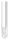 Bügel Ø 14mm, Schenkellänge: 75x75mm, 90° gebogen, mit Innengewinde M8x20mm, andere Seite zum Anschweißen, V2A