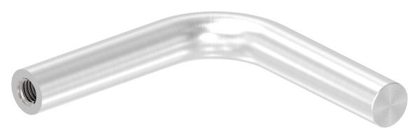 Bügel Ø 14mm, Schenkellänge: 75x75mm, 90° gebogen, mit Innengewinde M8x20mm, andere Seite zum Anschweißen, V4A