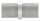 Verbindungsstück für Rohr 21,3 x 2,0mm zum Stecken und Kleben, Länge: 45mm, V2A