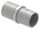 Verbindungsstück für Rohr 33,7x2,0mm zum Stecken und Kleben, L: 65mm, V2A