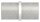 Verbindungsstück für Rohr 33,7x2,0mm zum Stecken und Kleben, L: 65mm, V2A