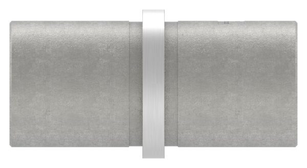 Verbindungsstück für Rohr 33,7x2,5mm zum Stecken und Kleben, L: 65mm, V2A