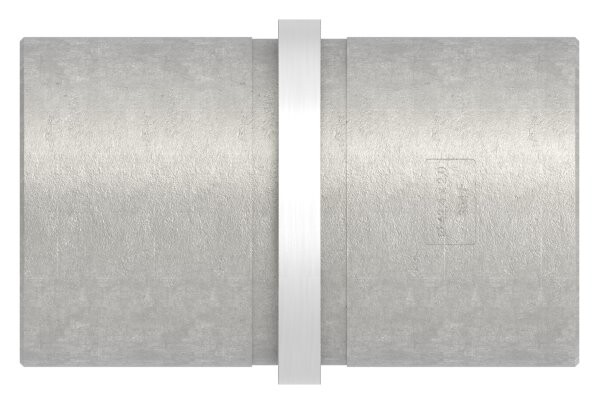Verbindungsstück für Rohr 42,4x2,0mm zum Stecken und Kleben, L: 65mm, V2A