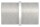 Verbindungsstück für Rohr 42,4x2,0mm zum Stecken und Kleben, L: 65mm, V2A