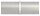 Verbindungsstück für Rohr 42,4x2,0mm zum Stecken und Kleben, L: 120mm, V2A