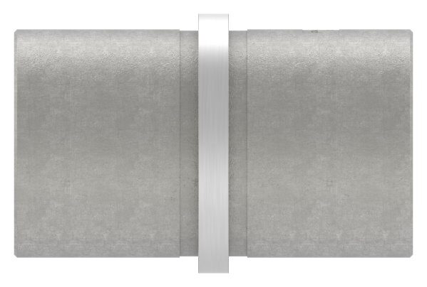 Verbindungsstück für Rohr 42,4x2,5mm zum Stecken und Kleben, L: 65mm, V2A