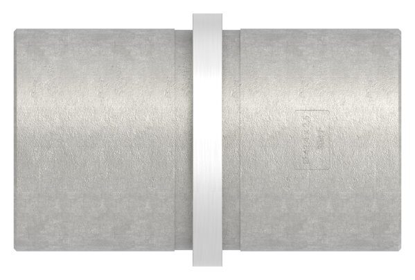 Verbindungsstück für Rohr 42,4x2,5mm zum Stecken und Kleben, L: 65mm, V2A