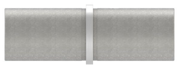 Verbindungsstück für Rohr 42,4x2,5mm zum Stecken und Kleben, L: 120mm, V2A