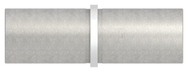 Verbindungsstück für Rohr 42,4x2,5mm zum Stecken und Kleben, L: 120mm, V2A