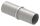Verbindungsstück für Rohr 42,4x2,5mm zum Stecken und Kleben, L: 120mm, V2A