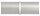 Verbindungsstück für Rohr 42,4x2,5mm zum Stecken und Kleben, L: 120mm, V2A