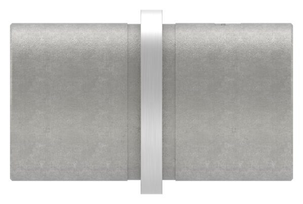 Verbindungsstück für Rohr 42,4x3,0mm zum Stecken und Kleben, L: 65mm, V2A