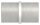 Verbindungsstück für Rohr 40,0x2,0mm zum Stecken und Kleben, L: 65mm, V2A