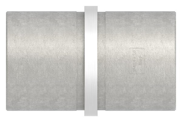 Verbindungsstück für Rohr 42,4x2,0mm zum Stecken und Kleben, L: 65mm, V4A