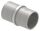 Verbindungsstück für Rohr 42,4x2,0mm zum Stecken und Kleben, L: 65mm, V4A