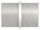 Verbindungsstück für Rohr 48,3x2,5mm zum Stecken und Kleben, L: 65mm, V2A