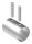 Verbindungshülse für Rohr 48,3x2,0mm, mit Klemmschrauben, L: 65mm, V2A