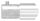 Anschlussstück 90°, mit Klemmschraube, für Rohr 33,7x2,0mm, Anschluss oben: 42,4mm, V2A