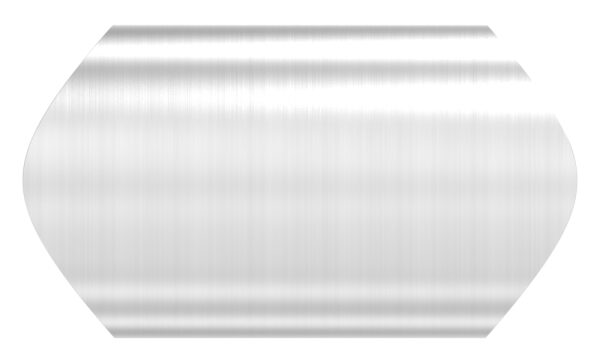 Rohrverbindungsstück zum Einschweißen, von 48,3mm auf 48,3mm, lichter Abstand: 50mm, V2A