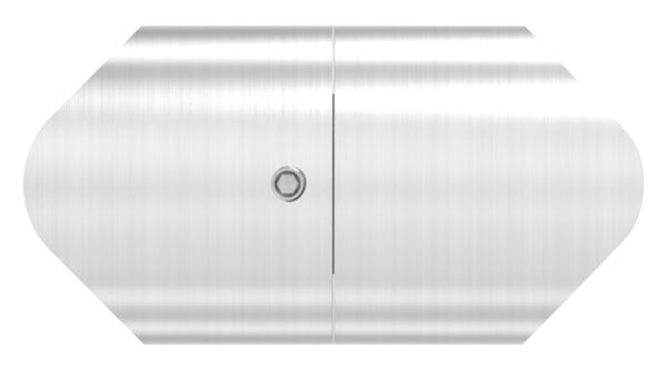 Rohrverbindungsstück verstellbar, von 42,4mm auf 42,4mm, lichter Abstand: 50mm, V2A
