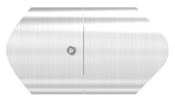 Rohrverbindungsstück verstellbar, von 42,4mm auf 48,3mm, lichter Abstand: 50mm, V2A