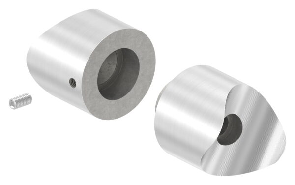 Rohrverbindungsstück verstellbar, von 42,4mm auf 48,3mm, lichter Abstand: 50mm, V2A