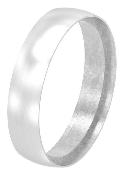 Ring für Rohr 42,4mm, geschliffen Korn 240, V2A