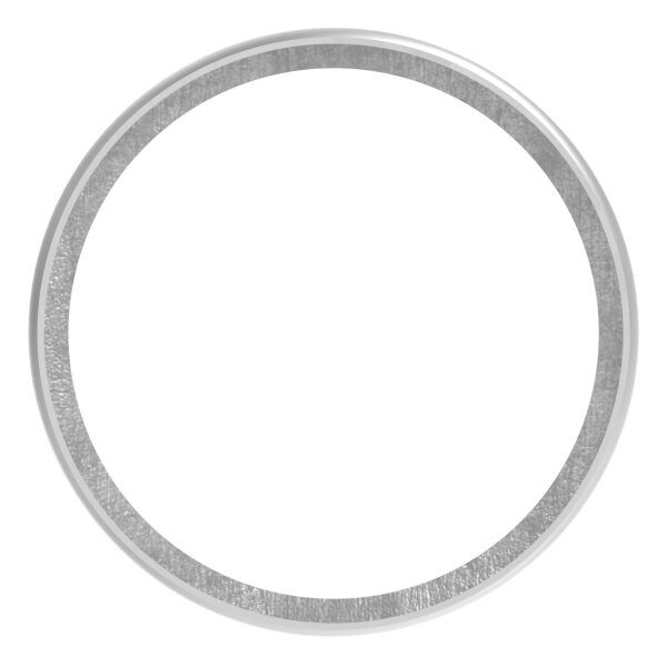 Ring für Rohr 42,4mm, geschliffen Korn 240, V2A