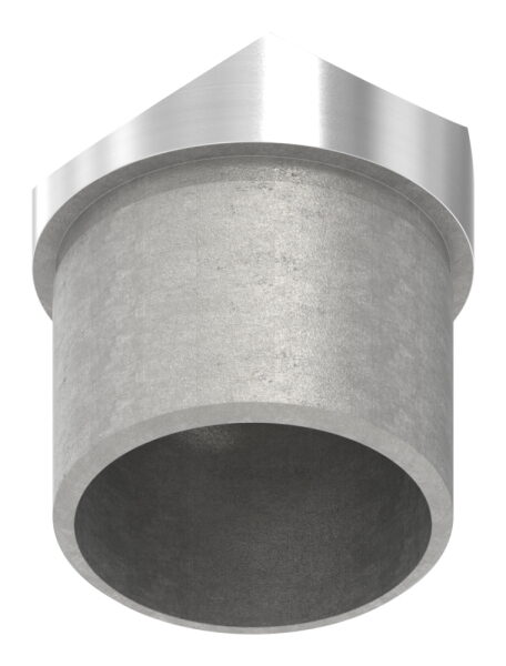 Rohrsattel für Rohr 42,4x2,0mm, Anschluss oben: Rohr 42,4mm, V2A